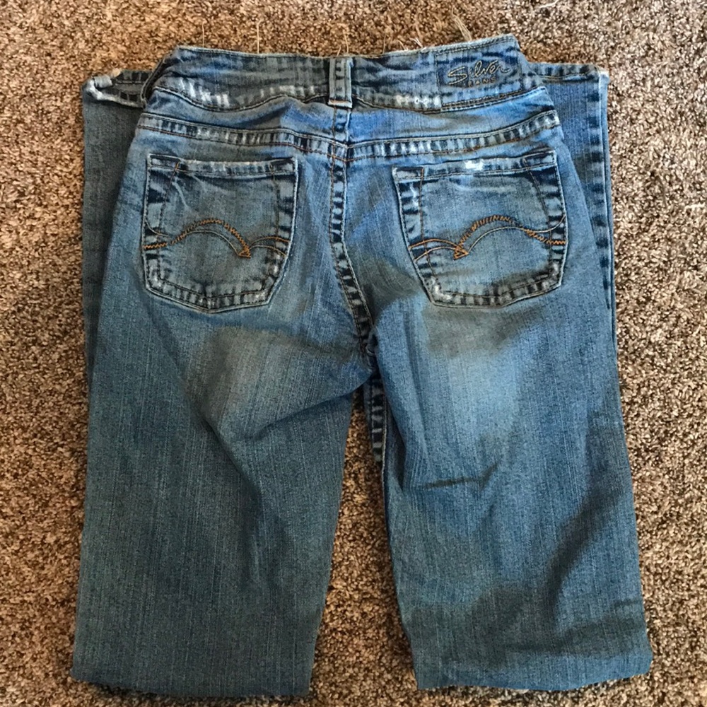 Silver Buckle Jeans